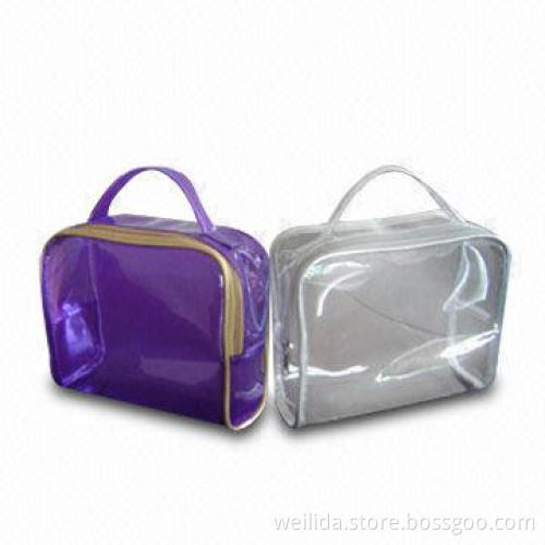 Fashionable PVC Cosmetic Bag, Measures 20 x 8 x 17.5cm, Accepts Customized Logos